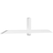 Ekena Millwork Eugene Architectural Grade PVC Gable Bracket, 96"W x 20"H x 4"D x 4"F, 5/12 Pitch GBP096X20X0404EUG00 - alternate 1